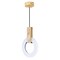 Cwi Lighting Anello LED Mini Pendant With White Oak Finish 1214P8-1-236 - alternate 5